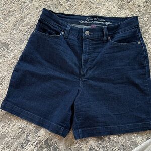 Gloria Vanderbilt Dark Blue Denim Shorts